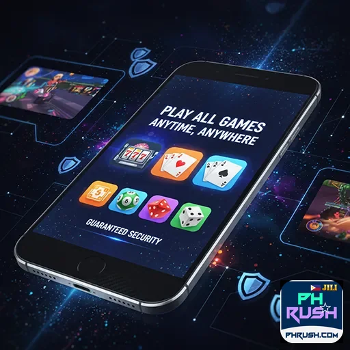 Filipino casino app interface on a mobile device - phrush