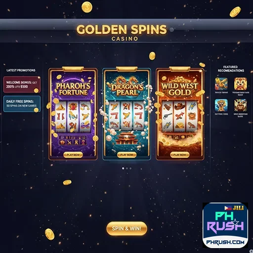 Phrush online casino Philippines showcasing mobile slots and exclusive bonuses - phrush